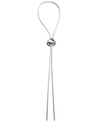 FEDERICA TOSI - Hammered-Effect Lariat Necklace - Lyst