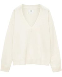 Anine Bing - Lee V-Neck Cashmere Jumper - Lyst