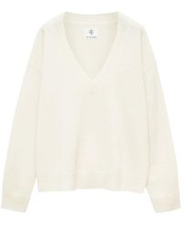 Anine Bing - Lee V-Neck Cashmere Jumper - Lyst