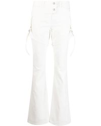 Courreges - Straight-Leg Cotton Trousers - Lyst