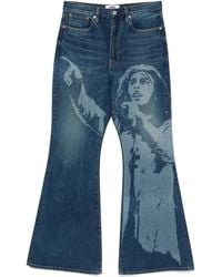 Junya Watanabe - Jeans Met Print - Lyst