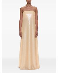 Christopher Esber - Opaline Sequin-Embellished Strapless Maxi Dress - Lyst