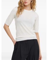 Day Birger et Mikkelsen - Top Met Korte Mouwen En Ronde Hals - Lyst