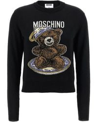 Moschino - Extrafine Virgin Wool Sweater - Lyst