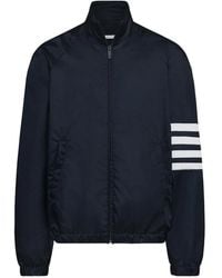 Thom Browne - Shiny Ripstop Raglan 4-Bar Track Jacket - Lyst