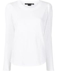 Veronica Beard - Round Neck Long-Sleeved T-Shirt - Lyst