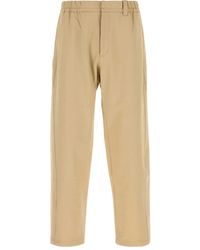 Herno - Elastic-Waistband Back-Pockets Trousers - Lyst