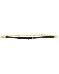 Pinko - Chain Leather Belt - Lyst