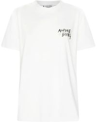 Anine Bing - Walker Tee Empowerment Ivory - Lyst