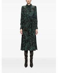 Nissa - Viscose-Blend Midi Dress - Lyst