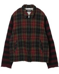 Undercover - Plaid-Pattern Zip-Up Jacket - Lyst