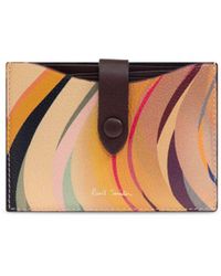 Paul Smith - Dusky Swirl-Print Card Holder - Lyst