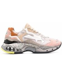 Premiata - Sharkyd Colour-block Panelled Leather Sneakers - Lyst