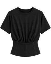 Yigal Azrouël - Soho Gathered T-Shirt - Lyst