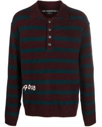 ANDERSSON BELL - Logo-Embroidered Striped Polo Shirt - Lyst