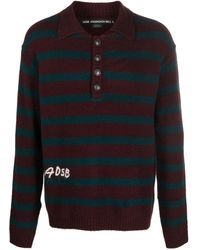 ANDERSSON BELL - Logo-embroidered Striped Polo Shirt - Lyst