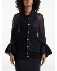 Junya Watanabe - Patchwork Lace-Knit Cardigan - Lyst