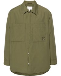 Maison Kitsuné - Fox-motif Padded Shirt Jacket - Lyst