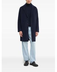 From Future - Buttoned Wool Coat - Lyst