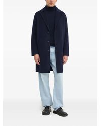 From Future - Buttoned Wool Coat - Lyst