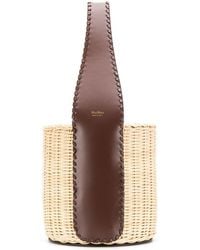 Max Mara Straw Detail Bucket Bag - Multicolour