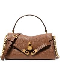 Michael Kors - Hamilton Moderne Extra-Small Textured Leather Slouchy Cross Body Bag - Lyst