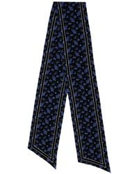 Chloé - Folk Floral-Print Silk Scarf - Lyst