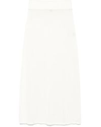 TOTEME - Long Knit Skirt - Lyst