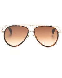 Vivienne Westwood - Cale Tortoiseshell Pilot-frame Sunglasses - Lyst