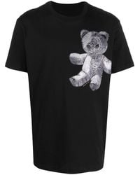 Philipp Plein - T-shirt Met Teddybeerprint - Lyst
