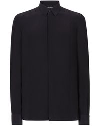 Dolce & Gabbana - Long-sleeve Silk Shirt - Lyst