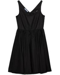 Prada - Re-Nylon Mini-Jurk - Lyst