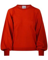 Nude - Pullover Mit Puffärmeln - Lyst