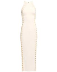 Elie Saab - Bow-Detailed Cut-Out Maxi Dress - Lyst
