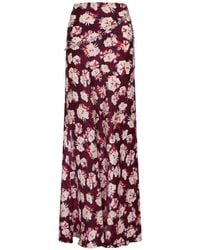 Rabanne - Floral-Patterned Skirt - Lyst