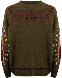 Kapital - 5G Patterned-Intarsia Jumper - Lyst