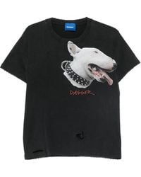 DAGGER - Graphic-Print Distressed T-Shirt - Lyst