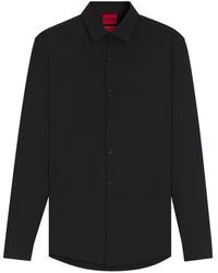 HUGO - Stretch Button-Up Shirt - Lyst