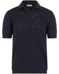 Agnona - Diamond-Pattern T-Shirt - Lyst
