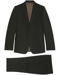 Gucci - Anzug mit fallendem Revers - Lyst
