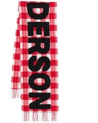 JW Anderson - Check-Pattern Scarf - Lyst