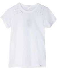 Rag & Bone - Stud-Embellishment T-Shirt - Lyst