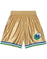 Mitchell & Ness - X Nba Dallas Mavericks 1998 75Th Swingman Shorts - Lyst