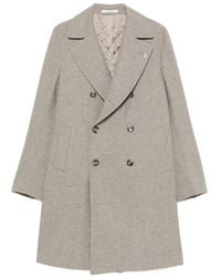 Tagliatore - Double-Breasted Wool Coat - Lyst