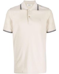 Sandro - Logo-embroidered Piqué Polo Shirt - Lyst