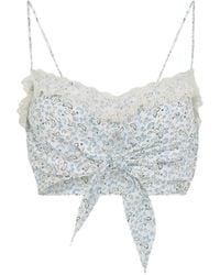 Ermanno Scervino - Silk Top - Lyst