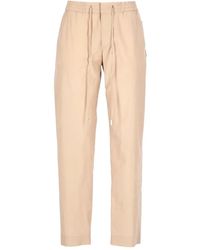 PT Torino - Drawstring-Waist Cotton Trousers - Lyst