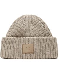 Acne Studios - Square-Patch Beanie Hat - Lyst