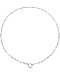 Monica Vinader - Capture Alta Textured Chain Necklace - Lyst