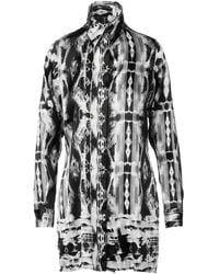Tessitura Body Couture - Swarovski Crystal-Embellished Faces-Print Mini Dress - Lyst
